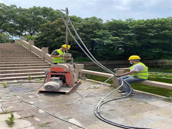 黄潭镇地基高压压密注浆施工